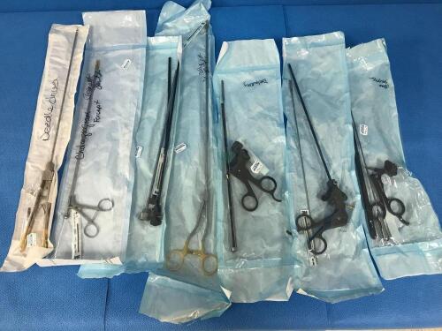 BIN OF LAPAROSCOPIC EXTRAS