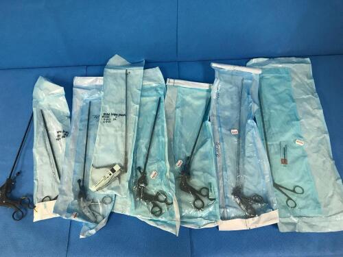 BIN OF LAPAROSCOPIC EXTRAS