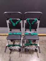 LOT OF (2) STRYKER 6253 EVACUATION-CHAIRS