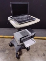 COMPUTER CART WITH DELL LAPTOP