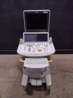 PHILIPS IU33 ULTRASOUND MACHINE WITH 3 PROBES (C5-1, L9-3, S4-1) (SERIAL# 02LJ0Z) (DOM: 3/2006)