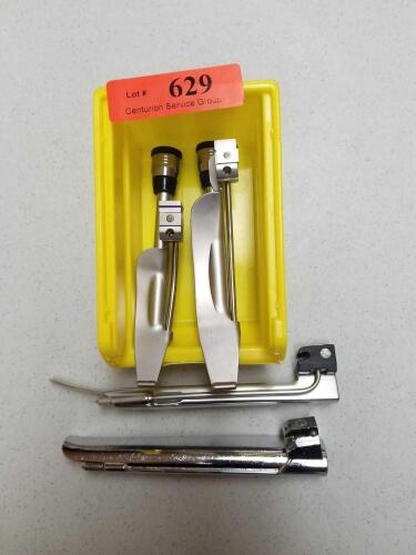 LOT OF LARYNGOSCOPE BLADES