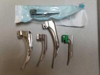 LOT OF LARYNGOSCOPE BLADES