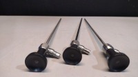 LOT OF (3) SMITH & NEPHEW 0 DEGREE RIGID SCOPES (REF# 7207951) (AUTOCLAVABLE)