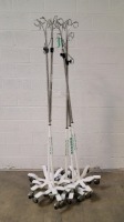 LOT OF IV POLES