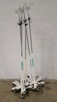 LOT OF IV POLES