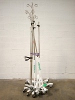 LOT OF IV POLES