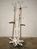 LOT OF IV POLES