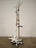 LOT OF IV POLES