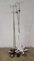 LOT OF IV POLES