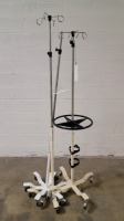 LOT OF IV POLES