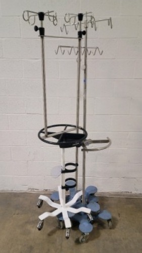 LOT OF IV POLES