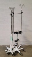 LOT OF IV POLES