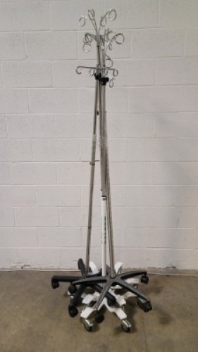 LOT OF IV POLES