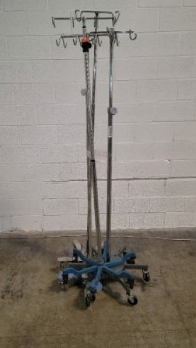 LOT OF IV POLES