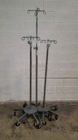 LOT OF IV POLES