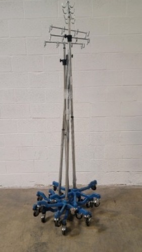 LOT OF IV POLES