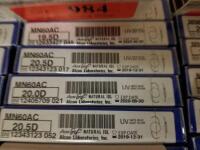 ALCON MN60AC LOT OF 4: 19.5D, 20.5D, 20.0D, 20.5D (12/2019)