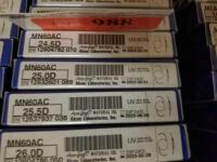 ALCON MN60AC LOT OF 4: 24.5D, 25.0D, 25.5D, 26.0D (3/2022)