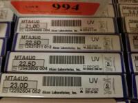 ALCON MTA4U0 LOT OF 4: 21.0D, 22.5D, 22.5D, 23.0D (4/2019)