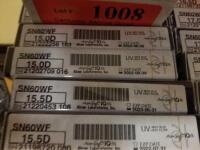 ALCON SN60WF LOT OF 4: 15.0D, 15.0D, 15.5D, 15.5D (7/2022)