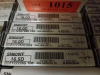 ALCON SN60WF LOT OF 4: 16.0D, 16.0D, 16.0D, 16.5D (10/2021)