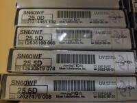 ALCON SN60WF LOT OF 4: 25.0D, 25.5D, 25.5D, 25.5D (2/2023)