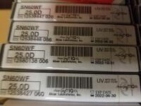 ALCON SN60WF LOT OF 4: 25.0D, 25.0D, 25.0D, 25.0D (4/2022)