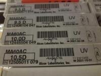 ALCON MA60AC LOT OF 4: 9.5D, 9.5D, 10.0D, 10.5D (2/2021)