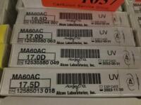 ALCON MA60AC LOT OF 4: 16.5D, 17.0D, 17.0D, 17.5D (2/2022)