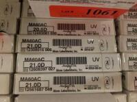 ALCON MA60AC LOT OF 4: 20.5D, 21.0D, 21.0D, 21.0D (7/2019)