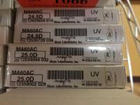 ALCON MA60AC LOT OF 4: 24.5D, 24.5D, 25.0D, 25.0D (2/2020)