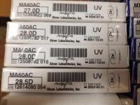 ALCON MA60AC LOT OF 4: 27.0D, 28.0D, 28.0D ,28.5D (7/2020)