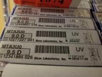 ALCON MTA3U0 LOT OF 4: 8.0D, 8.5D, 9.0D, 9.5D (11/2019)