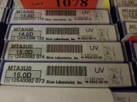 ALCON MTA3U0 LOT OF 4: 14.5D, 14.5D, 15.0D, 15.0D (1/2022)