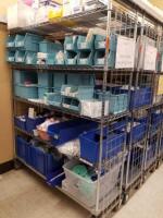 CONTENT OF RACK (RACK NOT INCLUDED) TO INCLUDE: WOUND CARE, WOUND CLOSURE AND ASSORTED DISPOSABLES