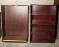 LOT OF 2 BOOKSHELVES