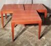 LOT OF 3 WOODEN END TABLES