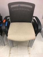 LOT OF 4 CUSHIONED CHAIRS