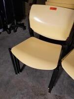 LOT OF 3 STACKING CHAIRS