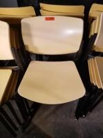 LOT OF 3 STACKING CHAIRS