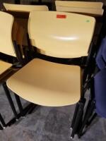 LOT OF 3 STACKING CHAIRS