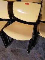 LOT OF 3 STACKING CHAIRS