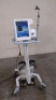 PHILIPS RESPIRONICS V60 VENTILATOR ON ROLLING STAND (SN 100104465)