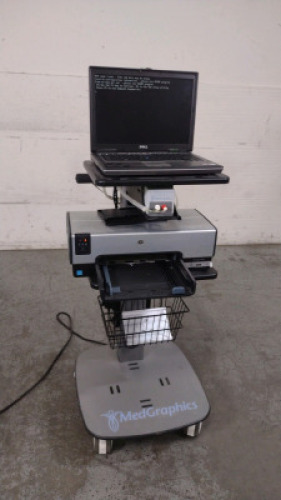 MEDGRAPHICS CPFS/D USB SPIROMETRY SYSTEM ON ROLLING CART