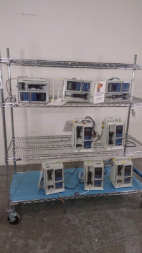 ABBOTT LIFECARE PCA PLUS II LOT OF INFUSION PUMPS (NO CART)