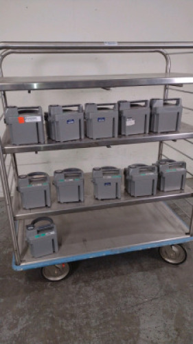 DEVILBISS 7305P-D LOT OF HOMECARE SUCTION UNITS (NO CART)