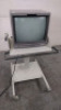 IKEGAMI PM-K17 17 INCH MONITOR ON ROLLING CART