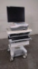 BURDICK ATRIA 6100 ECG/EKG MACHINE ON ROLLING CART