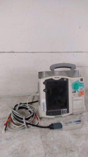 PHILIPS HEARTSTART MRX DEFIB WITH PACER, AED MODE, 2 BATTERIES, TEST LOAD,ECG CABLE
